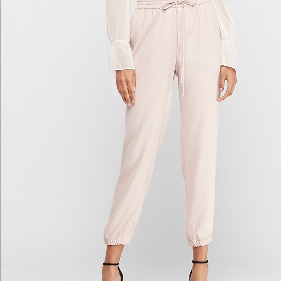 NWT Express Mid Rise Drawstring Utility Jogger L - Picture 1 of 3